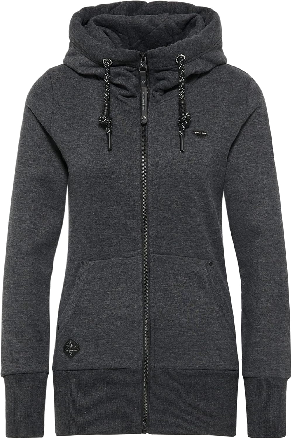 Ragwear NESKA ZIP, BLACK, M