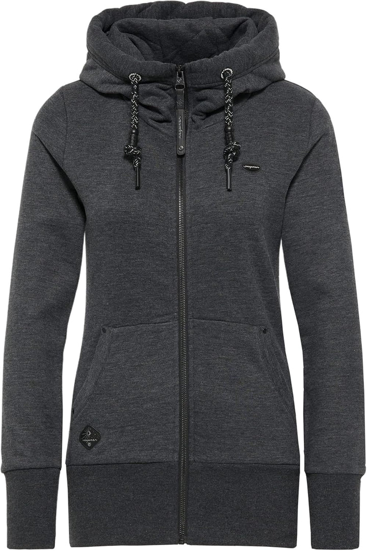 Ragwear NESKA ZIP, BLACK, M