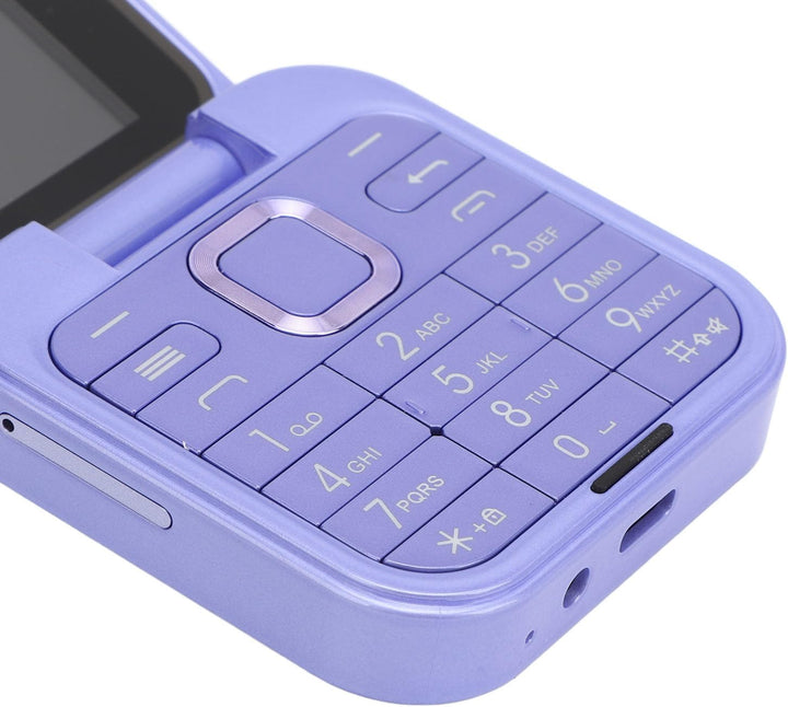 Klapp-Handy, 2 SIM-Karten, -Format, faltbar, kleiner Bildschirm, FM-Radio, Magische Stimme, schwarze