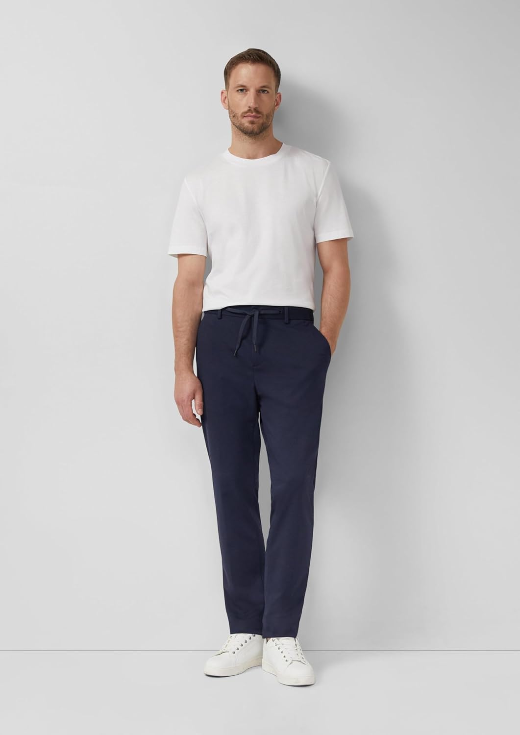 s.Oliver BLACK LABEL s.O Jogg: Anzughose aus Stretch-Jersey 25W Navy, 25W Navy