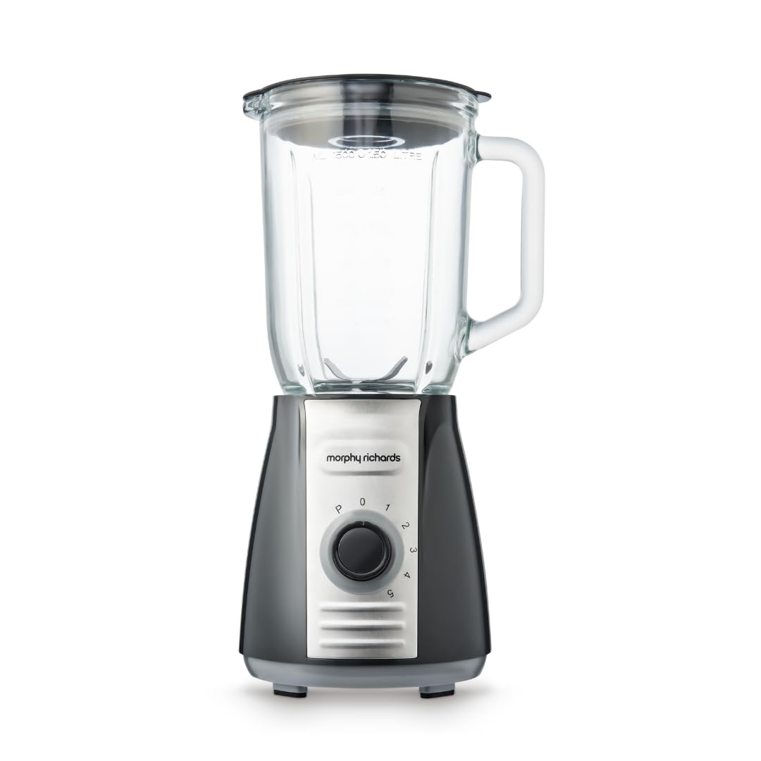 Morphy Richards 403010 Standmixer mit Eiszerkleinerungsklingen Inspire Kitchen Confidence, Glas, 600