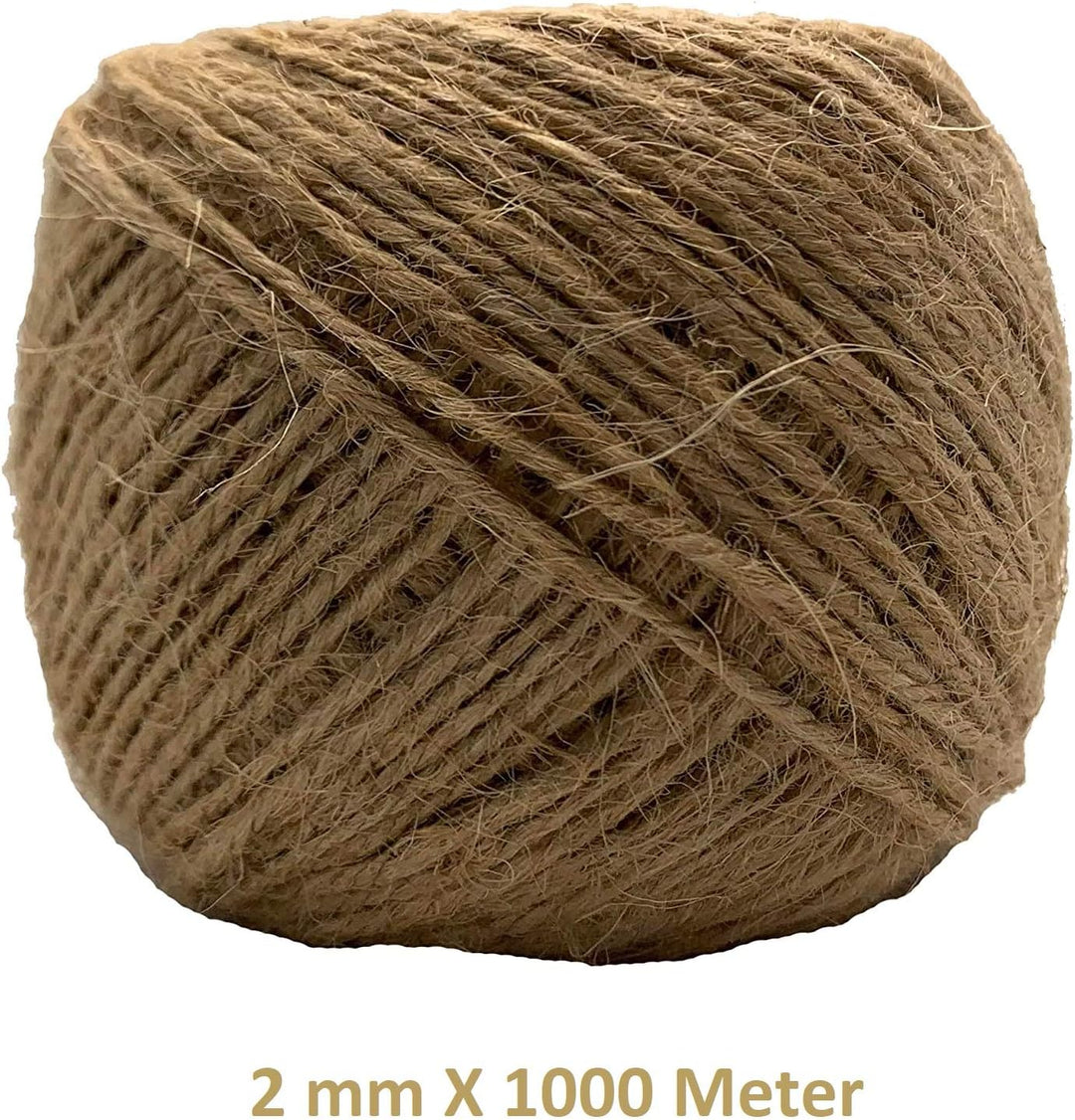 ViaForest 10x100 M Jute Schnur Kordel Natur fur Garten Pflanzen Basteln Paketschnur