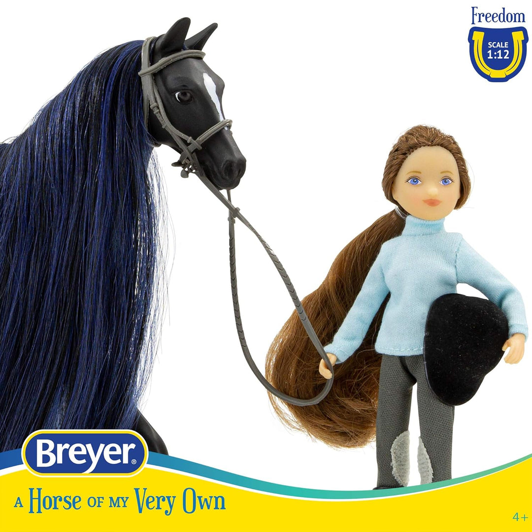 Breyer 90.61145 Jet & English Rider, Charlotte Modern, Modern