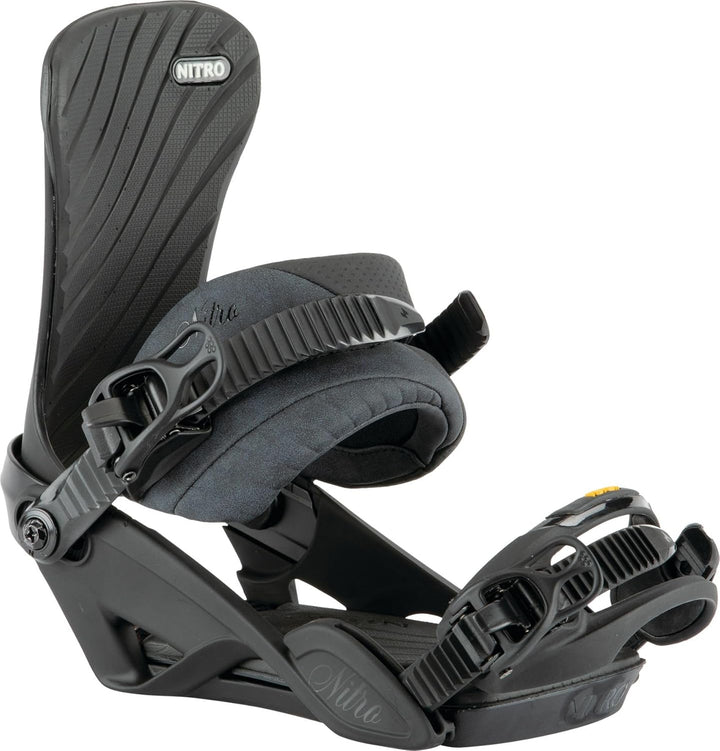 Nitro Snowboards Damen IVY '22 All Mountain Freestyle Freeride Bindung Snowboardbindung ULTRA BLACK,