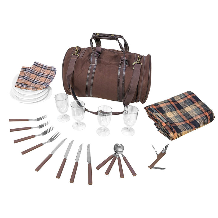 TOPICO Picknick Tasche 4 PICKNICK, braun