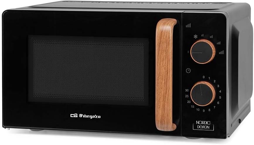 Mikrowelle Orbegozo MI2120, Schwarz, 20 l