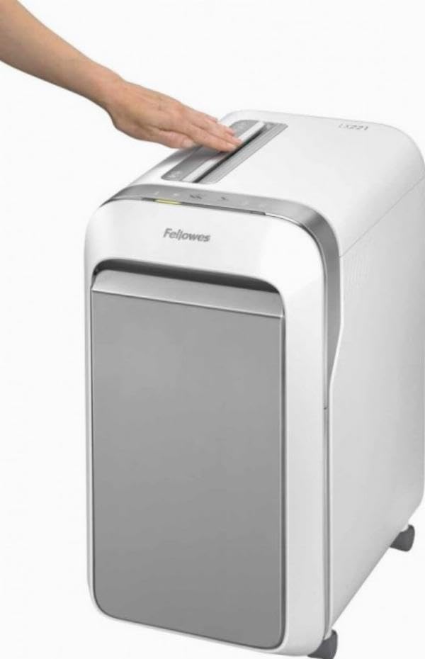 Fellowes Aktenvernichter 20 Blatt High Security (P5), Papierschredder für Büro, Powershred LX221, Mi