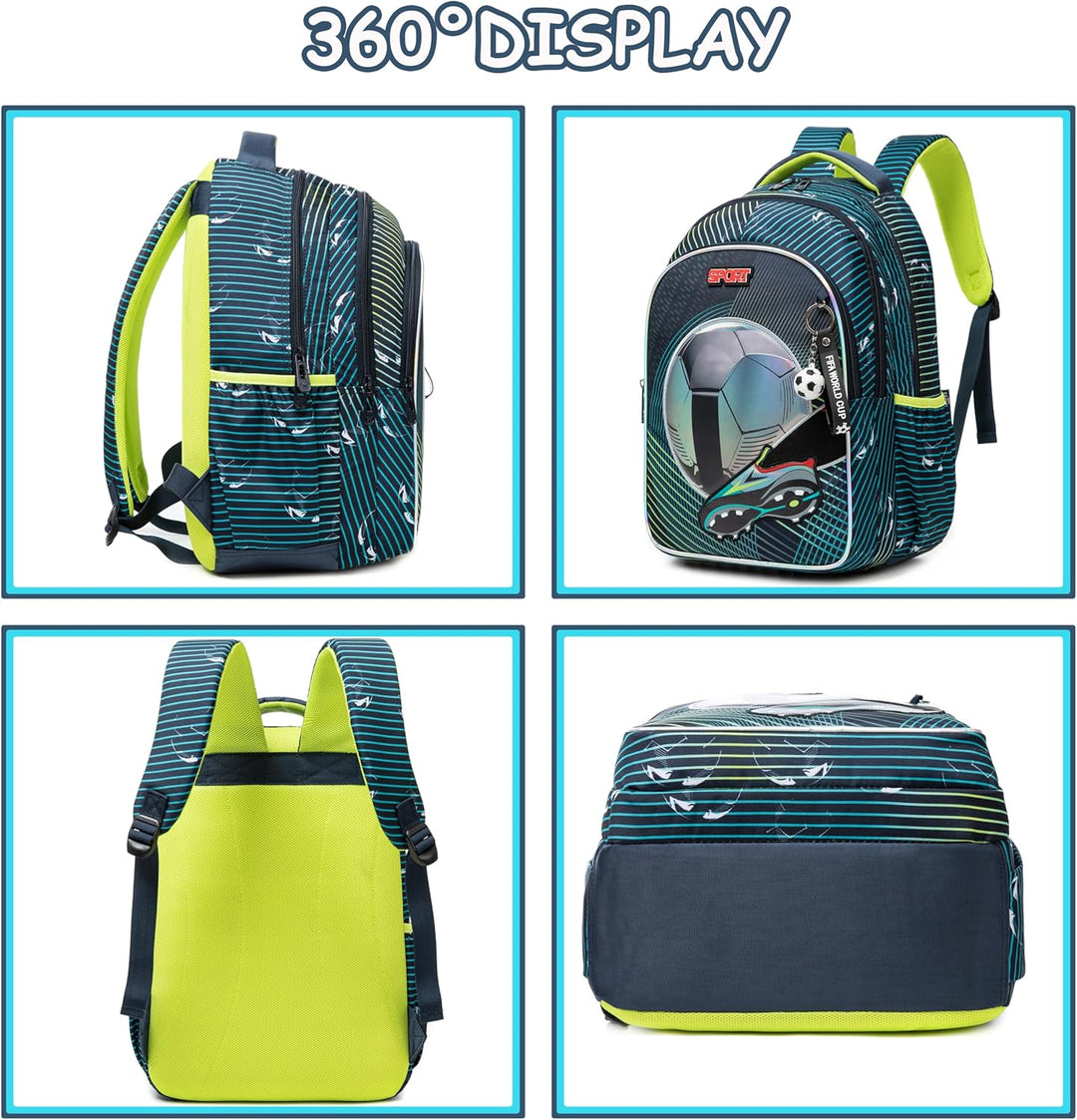HTgroce Kinderrucksack Jungen Kinder, Schulrucksack Rucksäcke Schulranzen Gross für Schule Geschenke