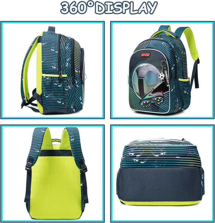 HTgroce Kinderrucksack Jungen Kinder, Schulrucksack Rucksäcke Schulranzen Gross für Schule Geschenke