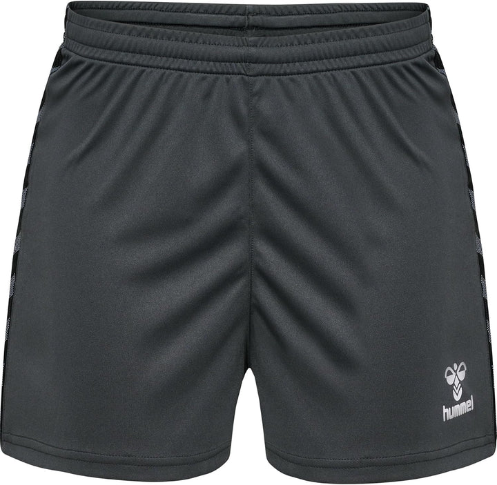 hummel Damen Shorts Hmlauthentic Pl Shorts Woman XS Asphalt, XS Asphalt