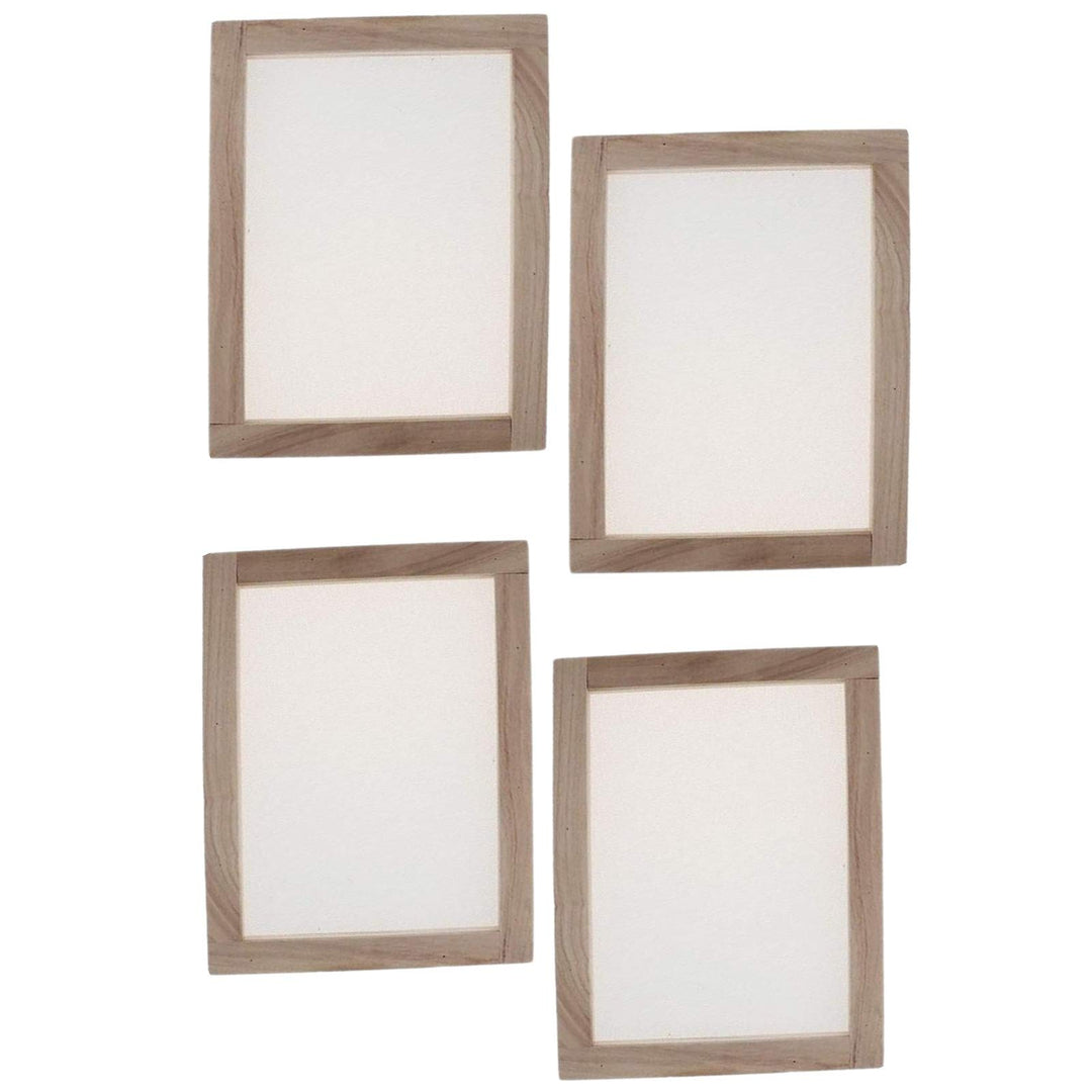4 Stück Papier Schöpfrahmen, Papierherstellung Rahmen, Papierschöpfsieb, Papierschöpfrahmen für Kind