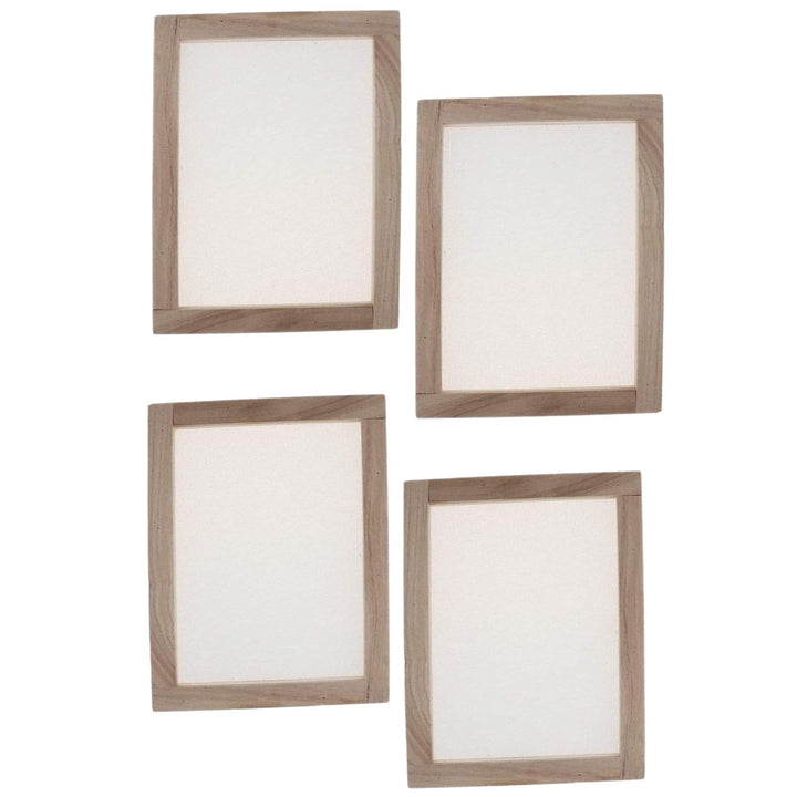4 Stück Papier Schöpfrahmen, Papierherstellung Rahmen, Papierschöpfsieb, Papierschöpfrahmen für Kind