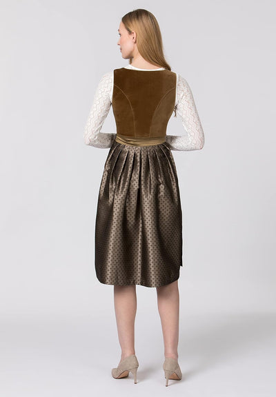 Stockerpoint Damen Dirndl Isola Kleid für besondere Anlässe 38 Olive, 38 Olive