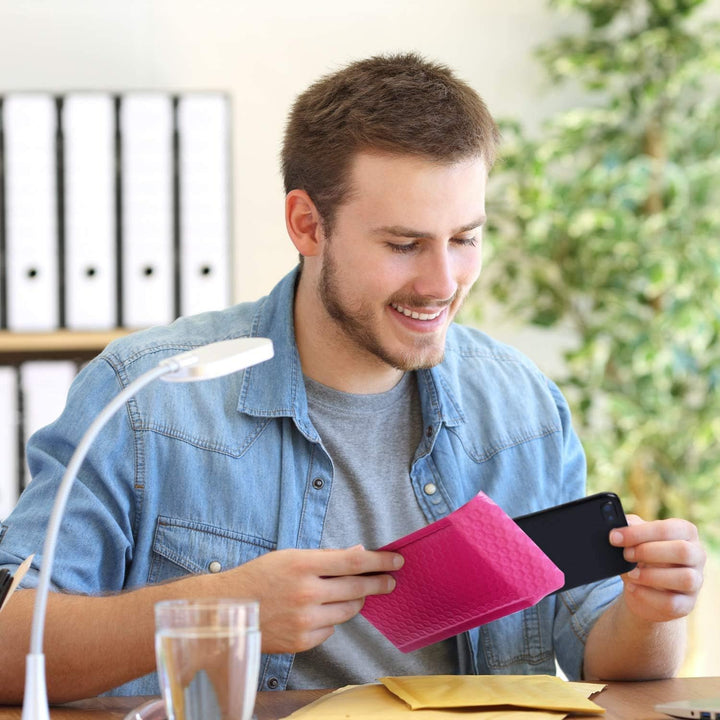 Switory 50pcs 10.2x17.7cm Versandtaschen, Gepolsterte Umschläge Bubble Lined Poly Mailer Selbstversi