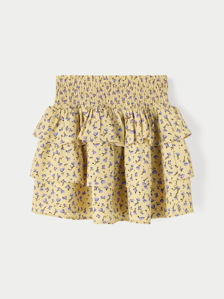 NAME IT Mädchen Nkfhanah Skirt Rock 140 Double Cream, 140 Double Cream
