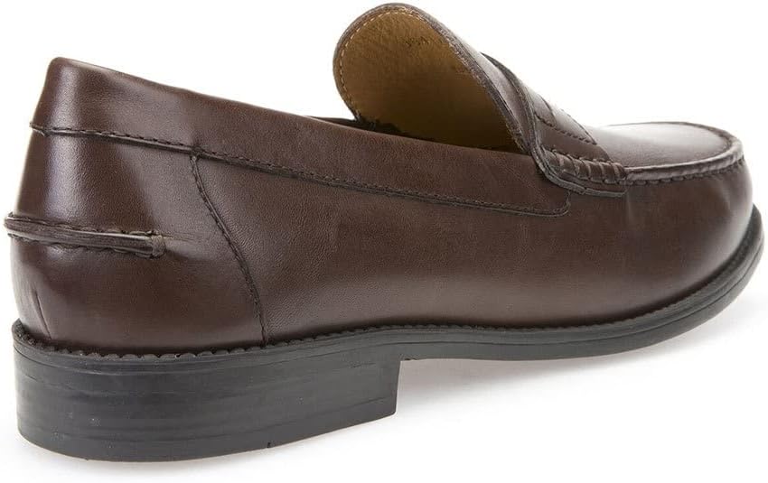 Geox Herren U New Damon B Loafer 39 EU Dk Brown, 39 EU Dk Brown