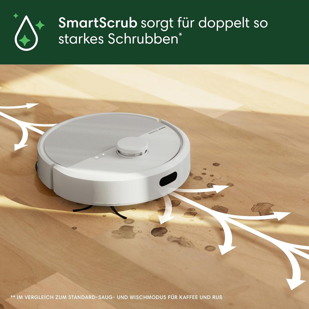 iRobot Roomba Plus 405 Combo Robot + AutoWash Dock Saugroboter mit Wischfunktion - Clearview LiDAR -