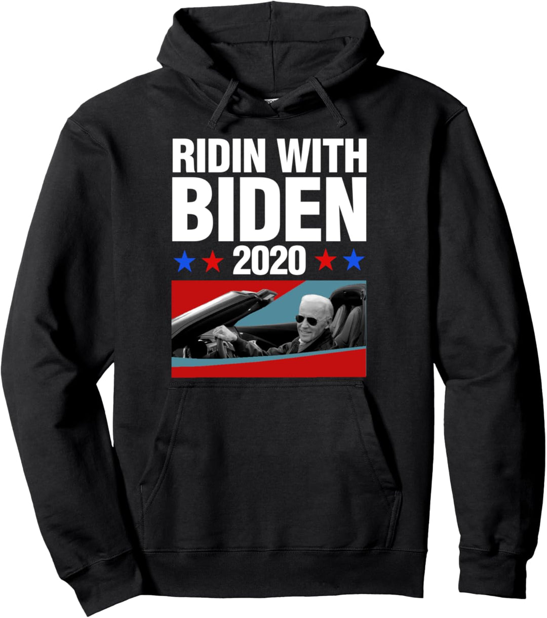 Ridin mit Biden 2020 Oldtimer Joe Biden Präsident Geschenk Pullover Hoodie