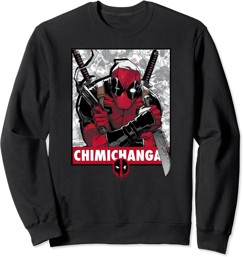Marvel Deadpool Chimichangas Poster Sweatshirt
