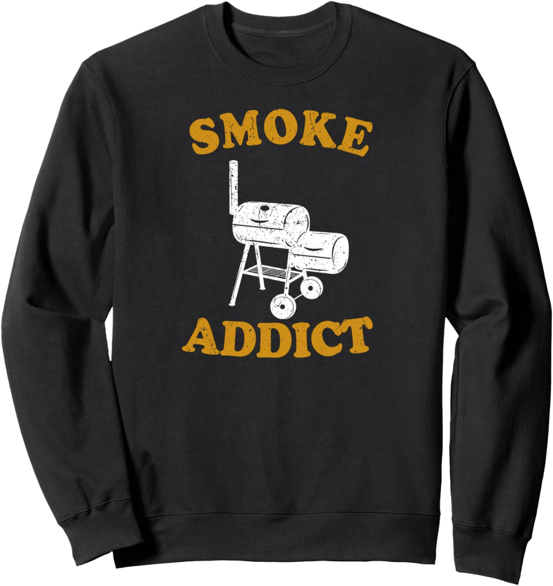 BBQ Smoke Addict Meat Smoker Sweatshirt