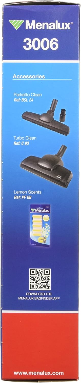 Menalux 3006/4 Staubbeutel/Duraflow/Hoover/Freespace EVO, Sonstige, Weiss Standardpack 3006 - Kompat