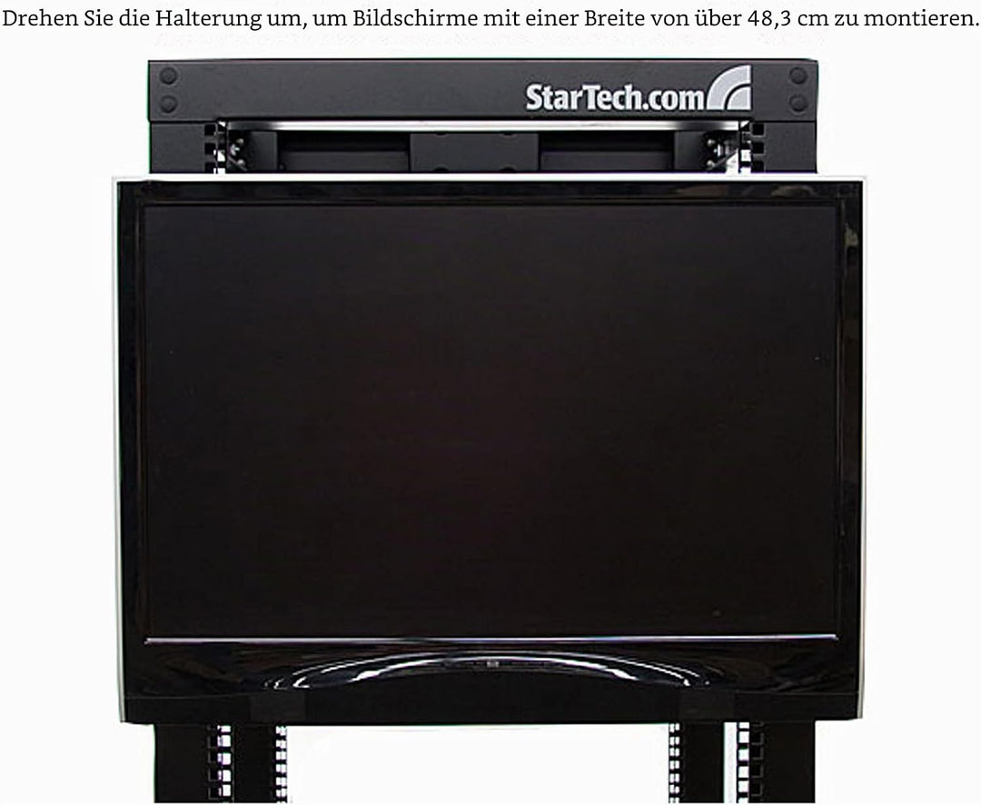 StarTech.com 4 HE Universal VESA LCD-Monitorhalterung für 19 Zoll Rack oder Schrank - TAA-konform -