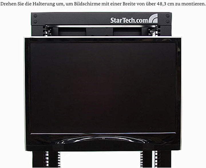 StarTech.com 4 HE Universal VESA LCD-Monitorhalterung für 19 Zoll Rack oder Schrank - TAA-konform -