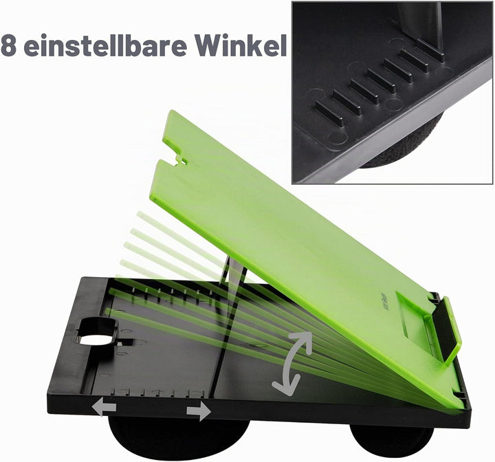 Mind Reader Laptop-Ständer, Betttablett, zusammenklappbar, Kissen, tragbar, Wohnheim, Kunststoff, 37