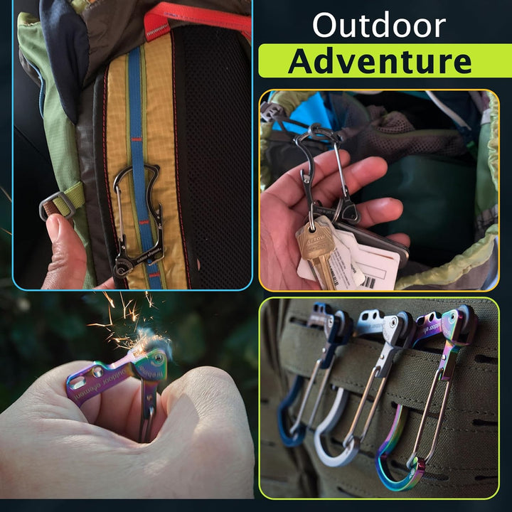 Outdoor Element Firebiner Aurora Schwarz, Schwarz