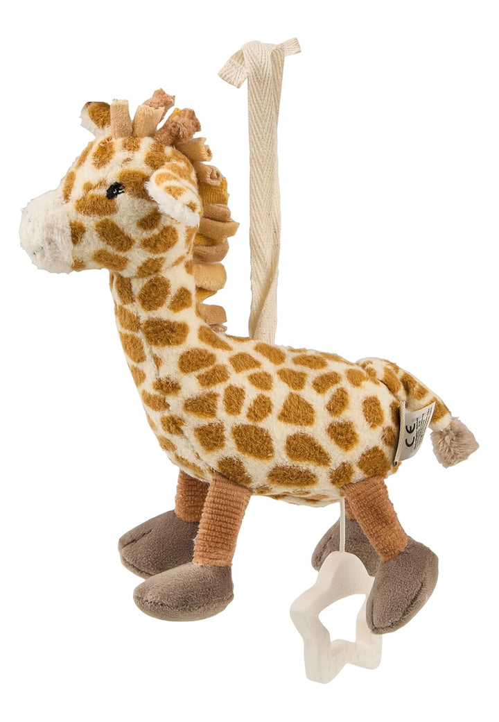 Sterntaler Spieluhr S Giraffe Kaya – kleine Spieluhr aus weichem Stoff – entnehmbares Spielwerk – Me