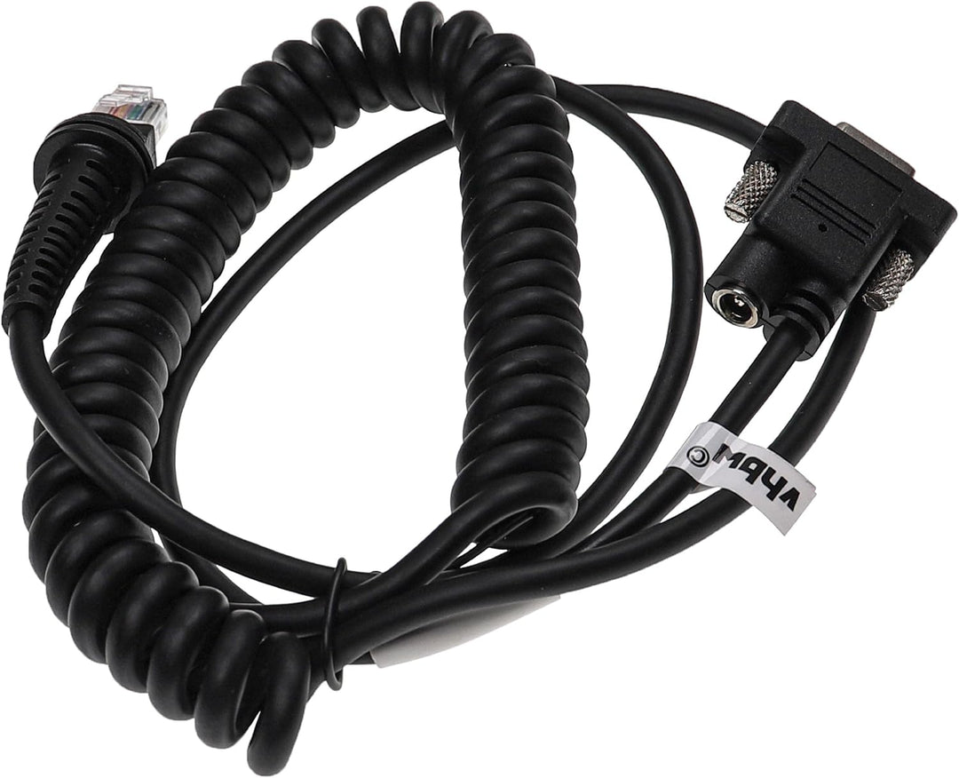 vhbw Datenkabel RJ45 Stecker auf RS232 Stecker kompatibel mit Datalogic Gryphon D100, D200, M100 Bar