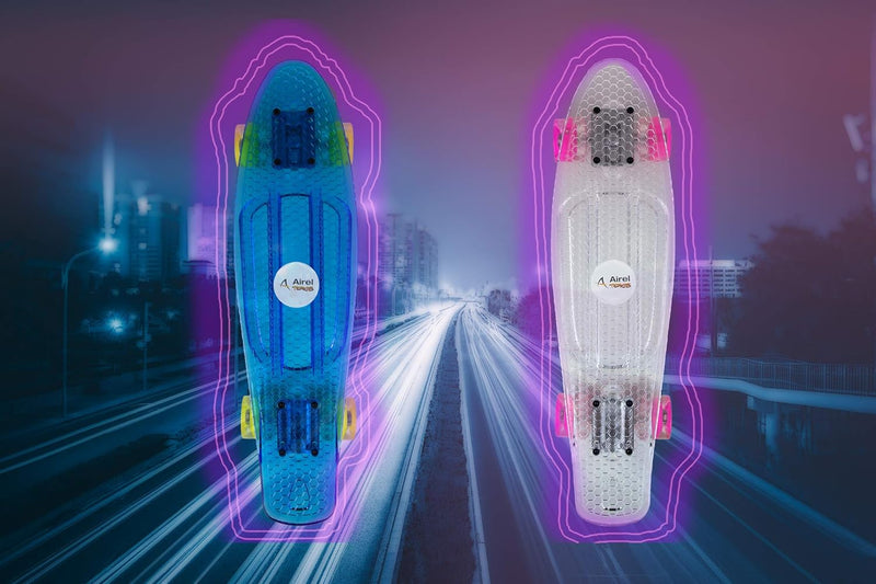 Airel Skateboard | Skateboard LED | LED - Räder Skateboard | WeSkate | Skate Caster Board | Skateboa