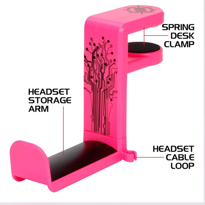 ENHANCE PC Gaming Kopfhörer Ständer Headset Halterung - Headphone Stand Verstellbarem 360-Grad-Arm,