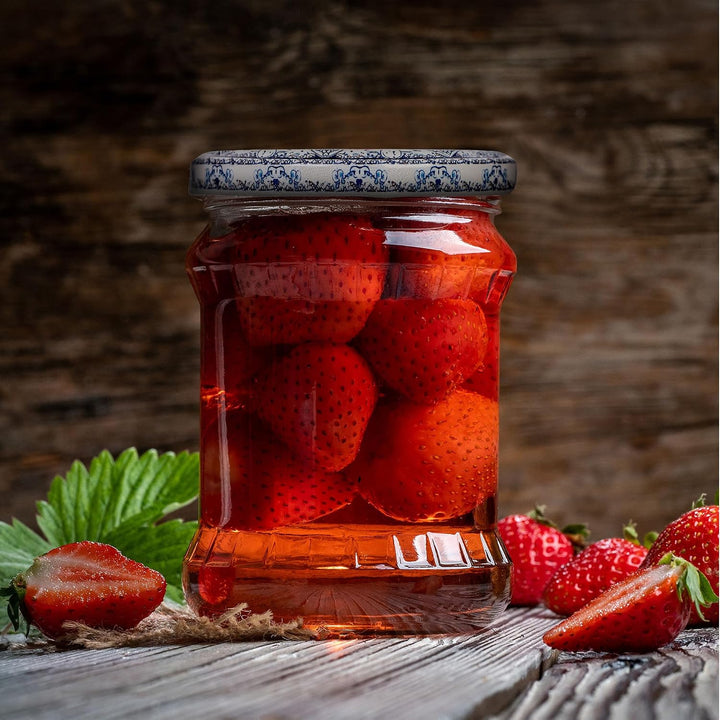 KADAX Einmachgläser 500ml TO82, Sturzgläser Mason Jar mit Schraubdeckel, Luftdichte Twist-off Gläser
