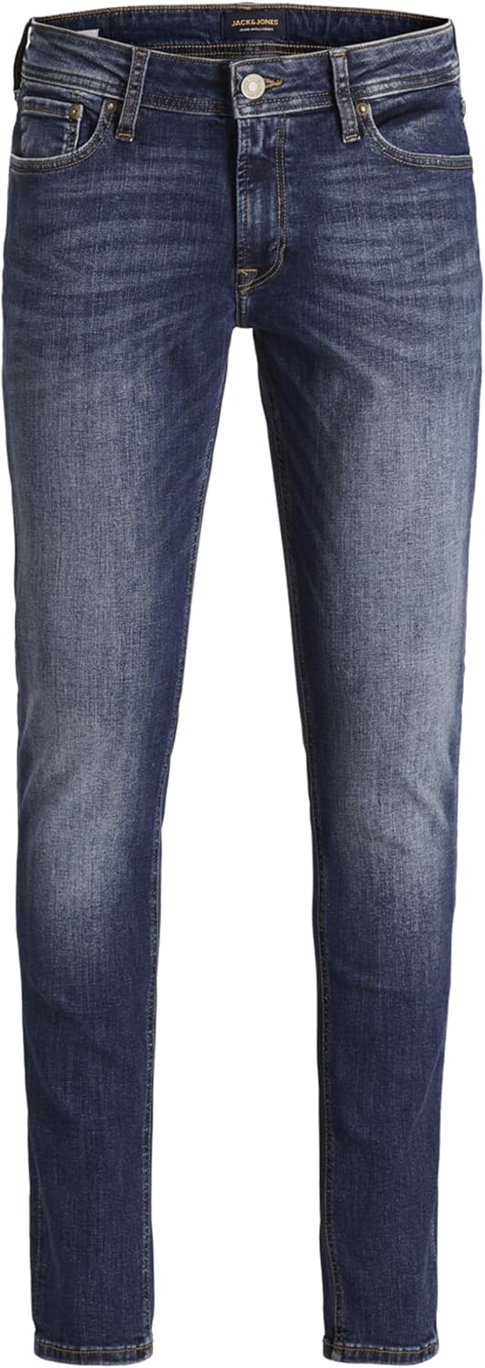 JACK & JONES Men's Skinny Jeans 32W / 32L Blue Denim, 32W / 32L Blue Denim