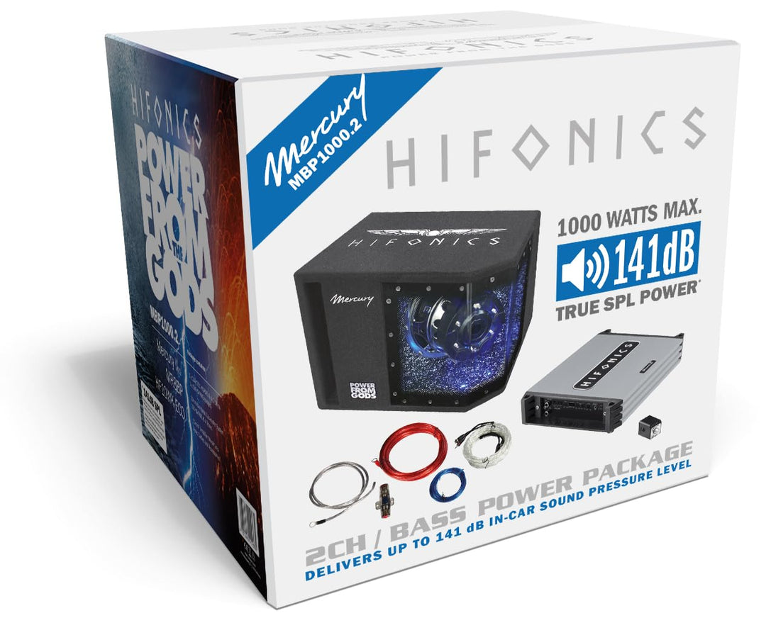 Hifonics Mercury MBP1000.2 | 2-Kanal Bass Pack