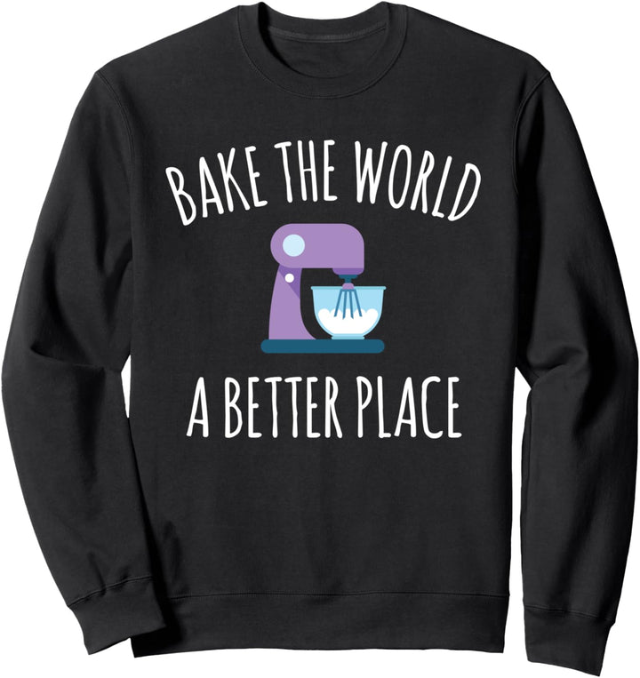 Der Welt einen besseren Platz backen Violetter Standmixer Sweatshirt