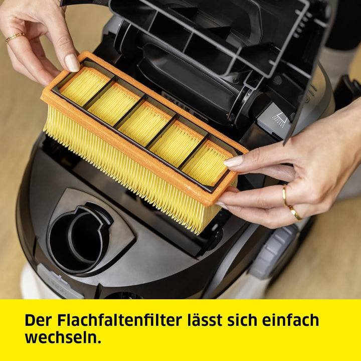 Kärcher Waschsauger SE 5, 2-in-1-Sprühsaugschlauch, Frischwassertank: 4 l, Schmutzwassertank: 4 l, W