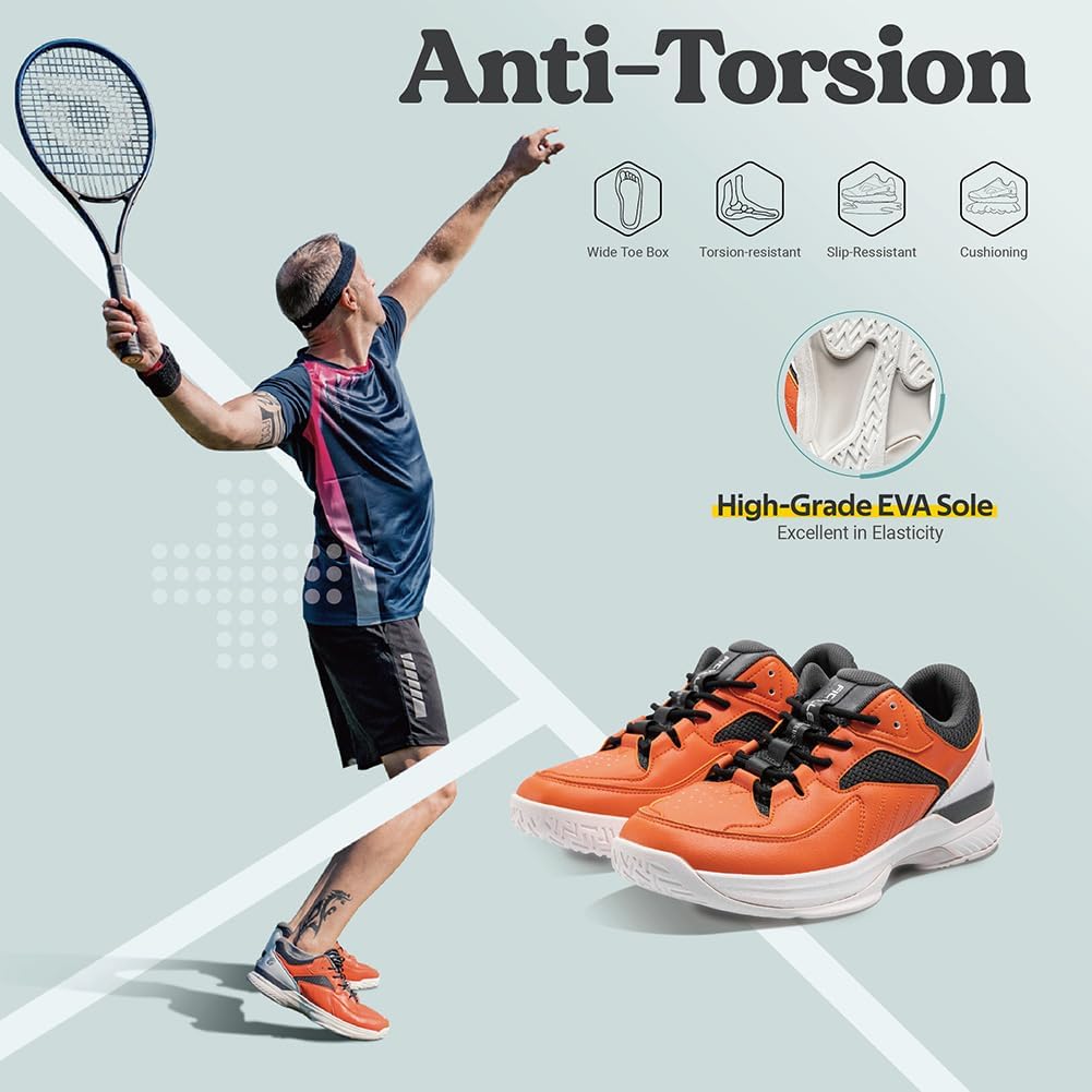 FitVille Extra Weit Tennisschuhe Damen Breit Hallenturnschuh Atmungsaktiv Training Schuhe für Tenni
