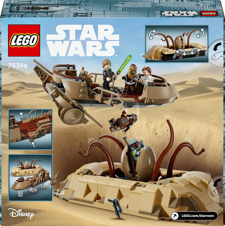 LEGO Star Wars: Die Rückkehr der Jedi-Ritter Wüsten-Skiff und Sarlacc-Grube, Fantasy-Set zum Sammeln