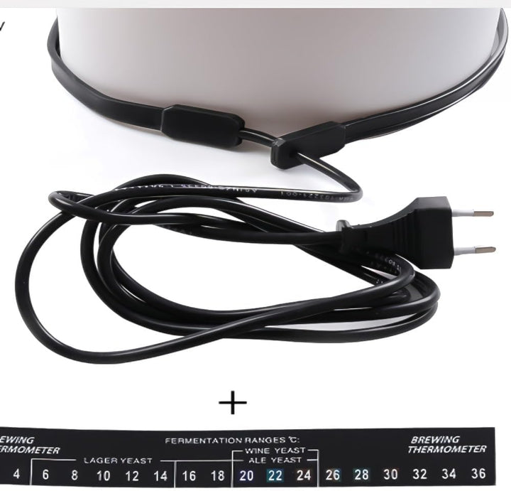 Homebrew Fermentation Heizband Pad, Kunststoff Fermenter Eimer EU Stecker 220V-250V, Brauen und Ferm