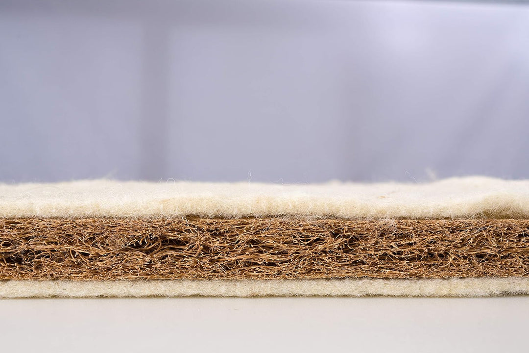 Träumeland Bollerwagenmatratze Naturwölkchen mit Bezug aus Bio-Baumwolle (kbA), Grösse 82 x 46 cm, 8