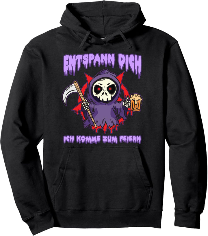 Entspann Dich - Ich komme zum Feiern | Pastell Goth Kawaii Pullover Hoodie