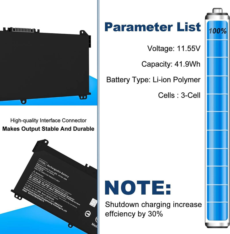 HT03XL L11119-855 Laptop Akku für HP Pavilion 14-CE 14-CF 14-CK 14-cm 15-DA 15-DB 15-CR 15-CW 17-by