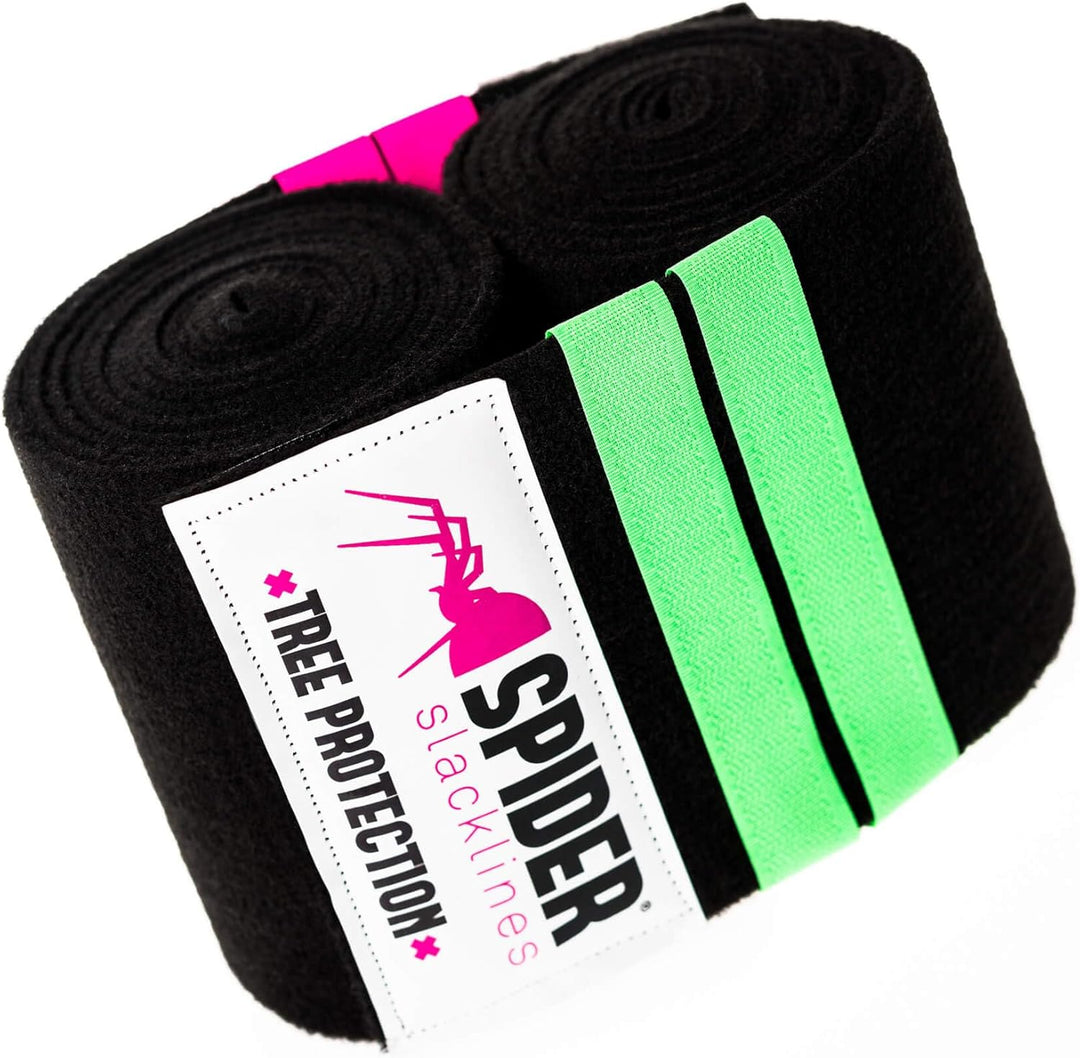 SPIDER SLACKLINE - Kit Longline Fly Line 50, Slackline 45 m, Mandingo-Ratsche slow release XL, weiss