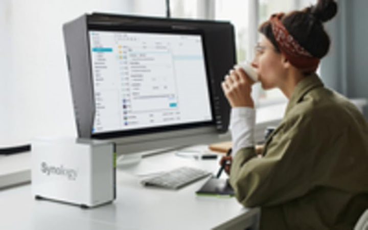 Synology DS223j 2-Bay Diskstation NAS (Realtek RTD1619B 4-Core 1.7 GHz 1GB DDR4 Ram 1xRJ-45 1GbE LAN