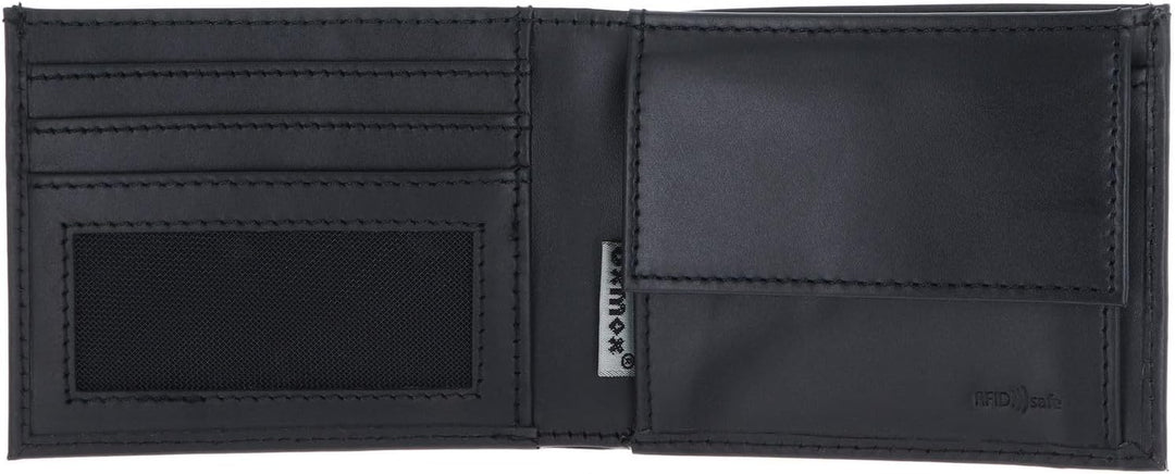 oxmox Leather Geldbörse RFID Schutz Leder 10.5 cm