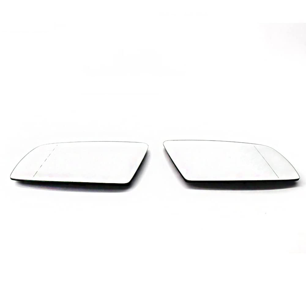 Riloer Seitenspiegel links/rechts Auto Seitenspiegel beheizbar Glas weiss/blau, 51167065081, 5116706