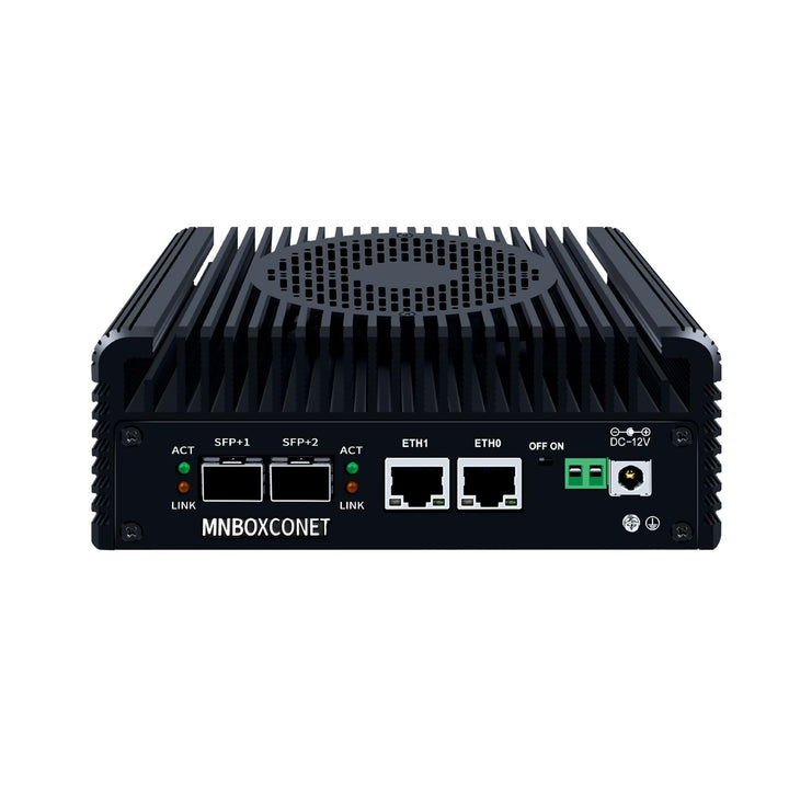 S2 Mini PC N150 10GBE SFP+, Firewall Appliance Micro Büro Hardware, DDR5 8GB RAM 128GB SSD, 2xi226V