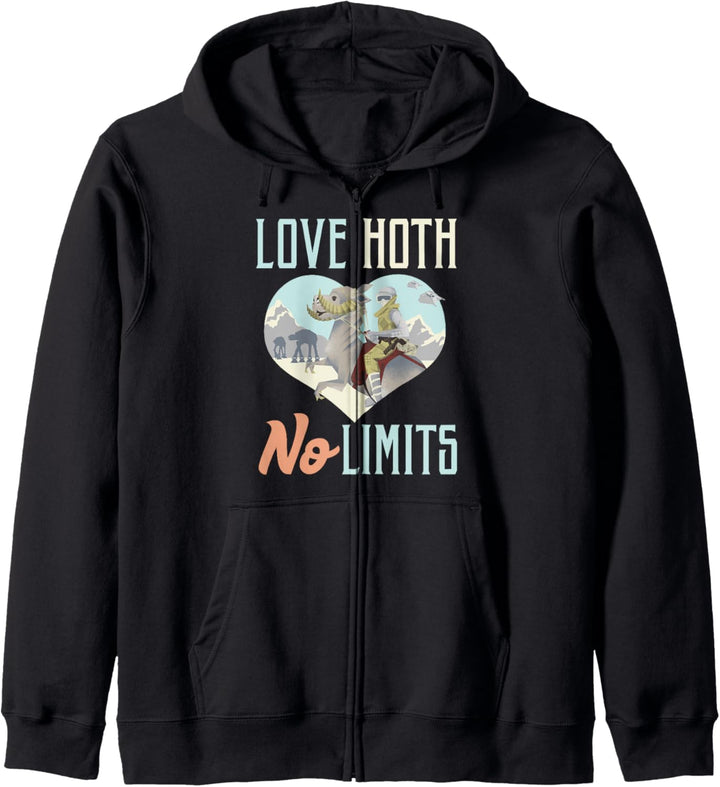 Star Wars Love Hoth No Limits Text Kapuzenjacke